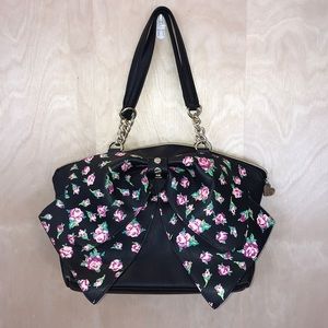 Betsey Johnson Floral Bow Purse